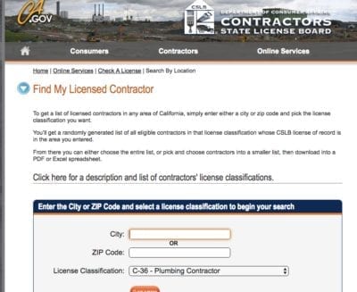 New Jersey plumber installer license prep class free instal